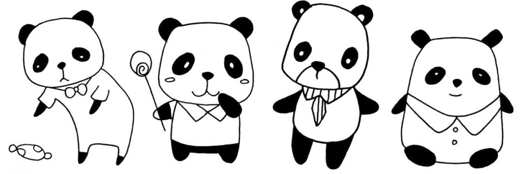 大熊猫简笔画