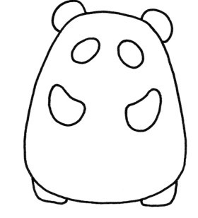 大熊猫简笔画
