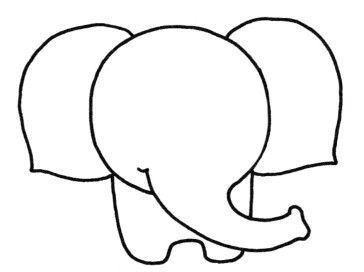 大象简笔画