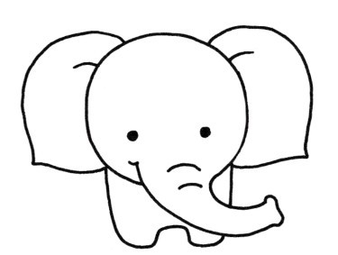 大象简笔画