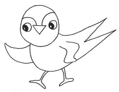 燕子简笔画